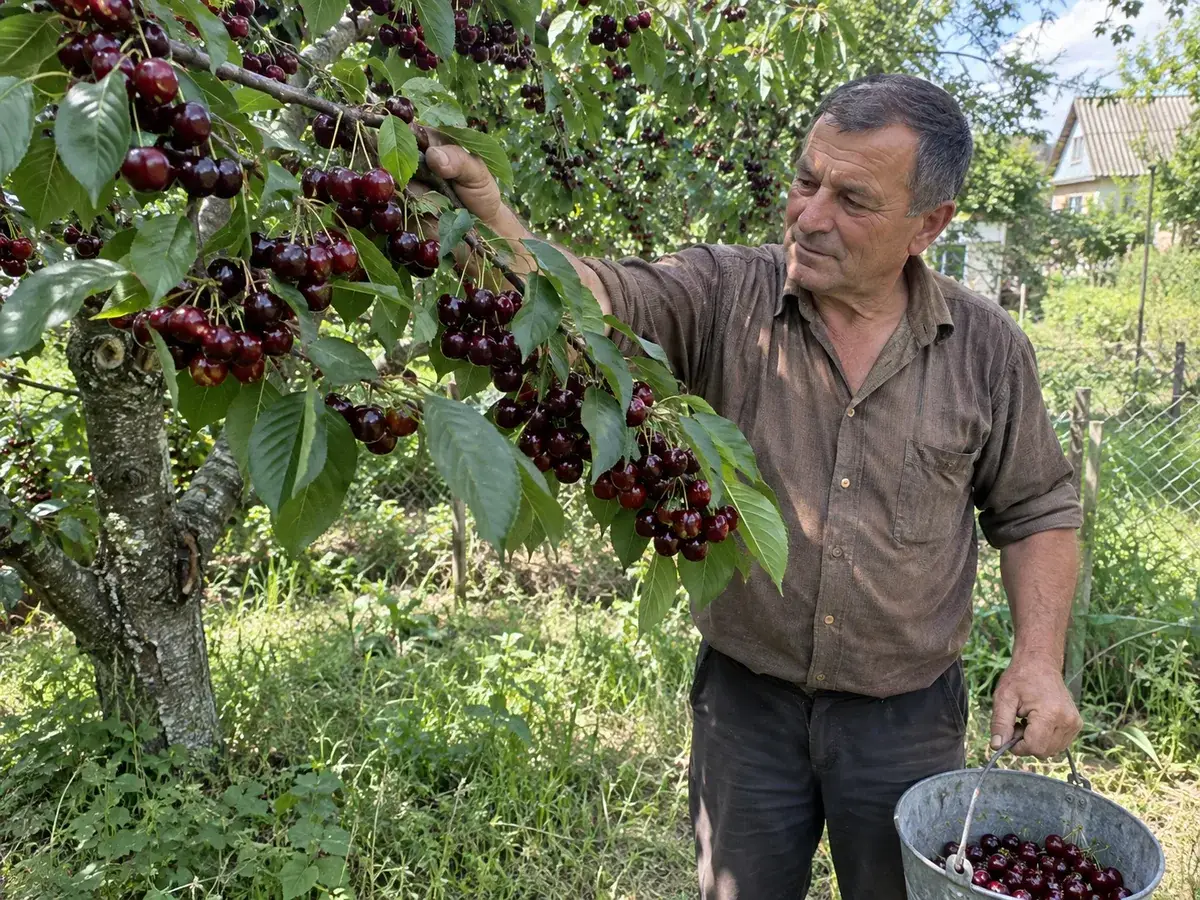 Просто з гілки — черешня та домашній урожай